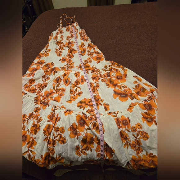 Intimately By Free People Maxi Floral Dress Size XS Tiered Flowy - Picture 6 of 9